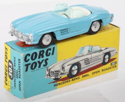 Corgi Toys 303 Mercedes-Benz 300SL. Open Roadster