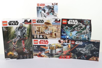 Six Star Wars Lego sets.