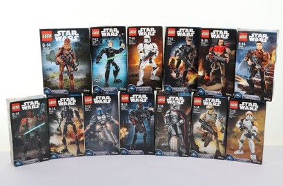 Thirteen Sealed Star Wars Lego Sets.