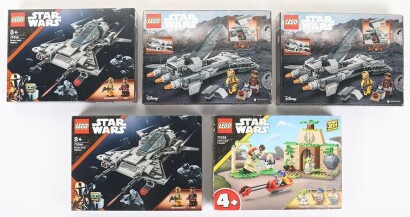 Five Brand new sealed Star Wars Lego Sets.