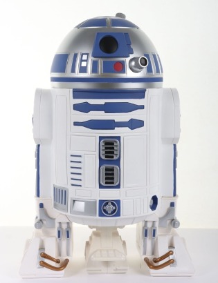 Scarce Star Wars R2-D2 Astromech Wastebasket Trash Can Bin.