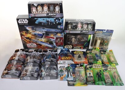 Thirty Modern Star Wars Action Figures Hasbro.
