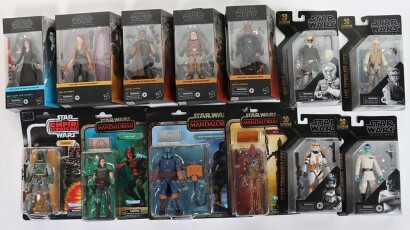 Thirteen Modern Star Wars The Black Series Action Figures Hasbro.