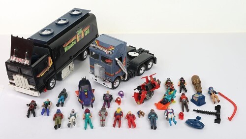 Mask Vehicles Blue Rig Collection of Vintage M.A.S.K. MASK Vehicles and action figures.