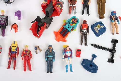 Collection of Vintage M.A.S.K. MASK Vehicles and action figures.