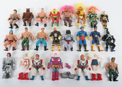 Scarce Collection of Vintage Masters of the Universe Bootleg Knock Off KO Action figures.