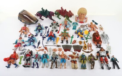 Quantity of Vintage Masters of the Universe loose Action Figures and more Mattel.