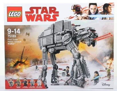 Lego Star Wars Set 75189 First Order Heavy Assault Walker sealed.