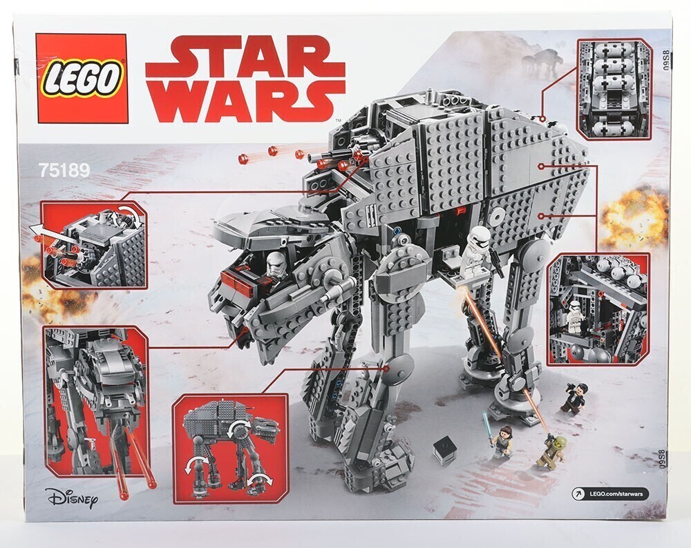 Lego Star Wars Set 75189 First Order Heavy Assault Walker sealed.