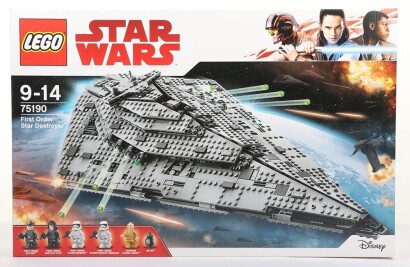 Lego Star Wars 75190 First Order Star Destroyer sealed set.