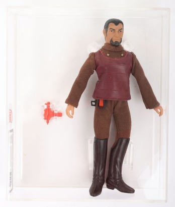Vintage Star Trek Klingon 1975 Mego Action Figure Doll Graded UKG 85%.
