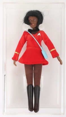Vintage Star Trek Lt. Uhura 1974 Mego Action Figure Doll Graded UKG 85%.