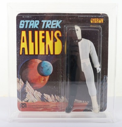 Vintage Star Trek Aliens Mego Cheron action figure sealed on card 1975.