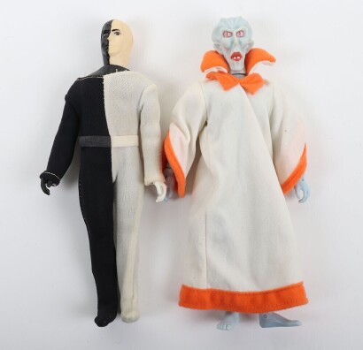 Two Vintage Star Trek Aliens Mego Action Figures.