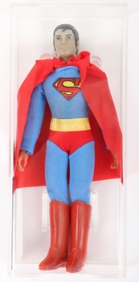 Vintage The World's Greatest Super-Heroes Superman Graded UKG 80% 1976 Mego Action Figure Doll.