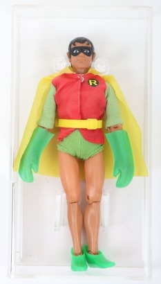 Vintage The World's Greatest Super-Heroes Robin Graded UKG 85% 1977 Mego Action Figure Doll.