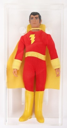 Vintage The World's Greatest Super-Heroes Shazam Graded UKG 80% 1976 Mego Action Figure Doll.