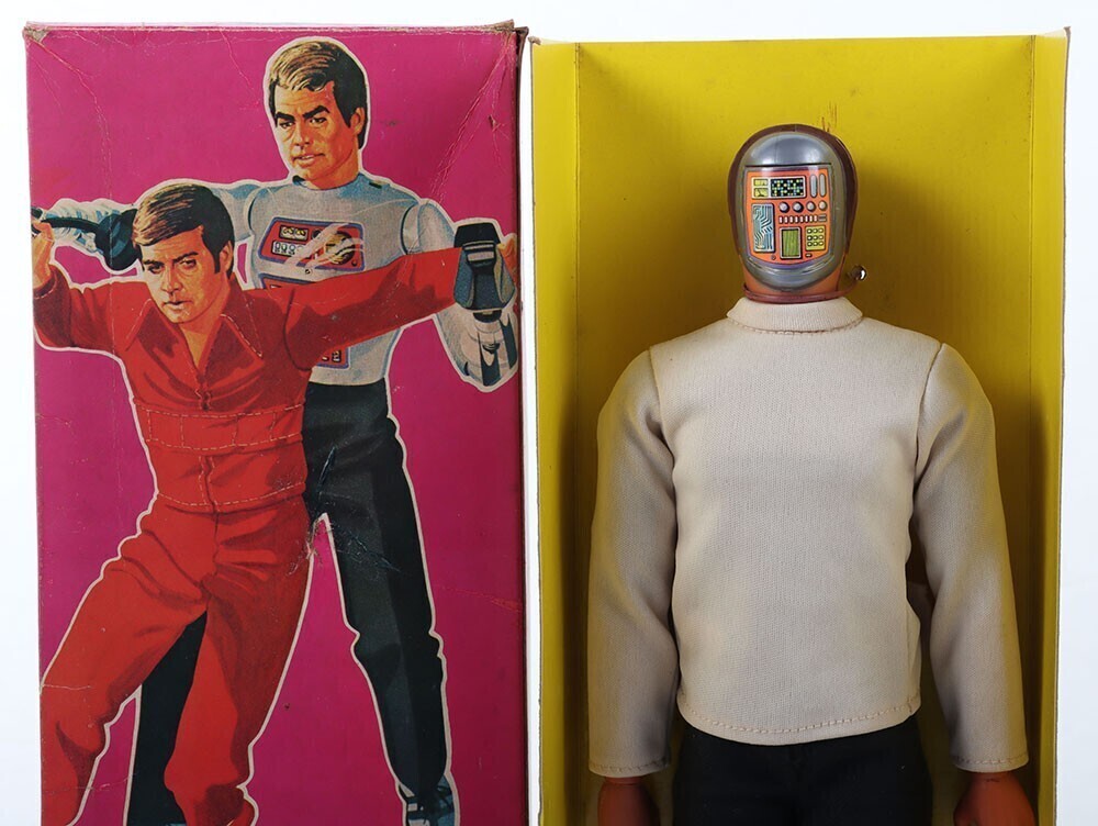 Vintage Six Million Dollar Man Maskatron Deny's Fisher Action Figure ...