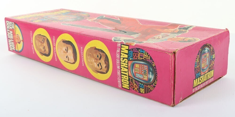 Vintage Six Million Dollar Man Maskatron Deny's Fisher Action Figure ...