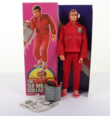 Vintage The Six Million Dollar Man Denys Fisher Doll in box.