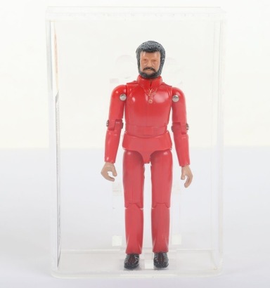 Vintage Mego Black Hole Hans Reinhardt Action Figure 1979 Graded UKG 90% Gold.