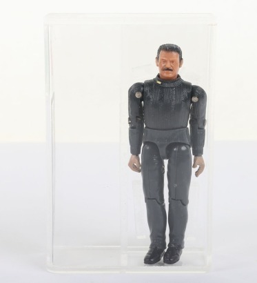 Vintage Mego Black Hole Harry Booth Action Figure 1979 Graded UKG 80%.