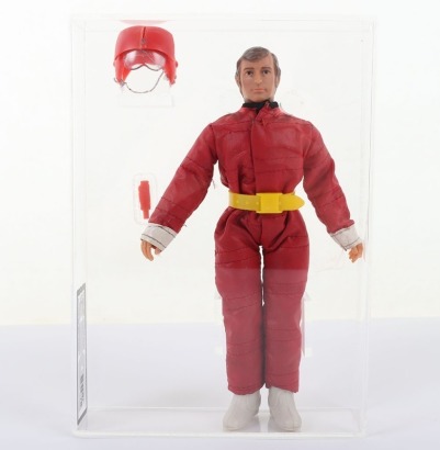 Scarce Vintage Space 1999 Alan Carter Chief Pilot 1975 Mego Palitoy action figure Graded UKG 80%.