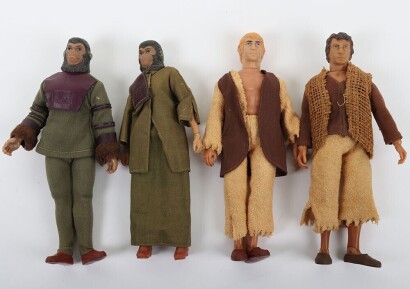 Four Vintage Mego Planet of the Apes Action Figures.