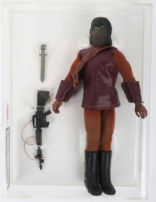 Vintage Mego Planet of the Apes General Ursus Action Figure Doll Graded UKG 80%.