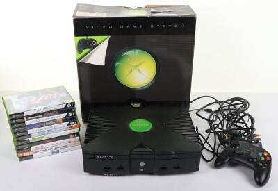 XBOX Console Boxed with games.