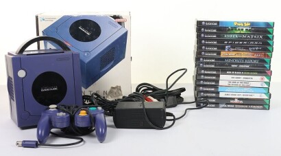 Nintendo Gamecube console and Fifteen Games.