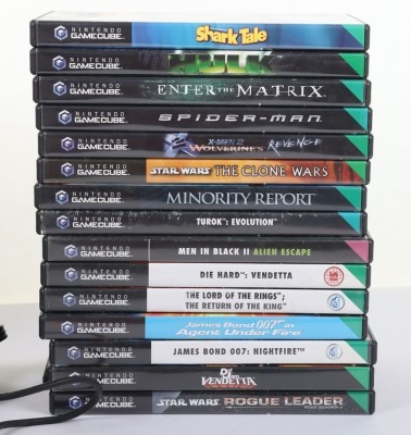 Nintendo Gamecube console and Fifteen Games. - 2