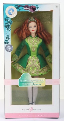 Mattel Festivals of the World Irish Dance Barbie NRFB.