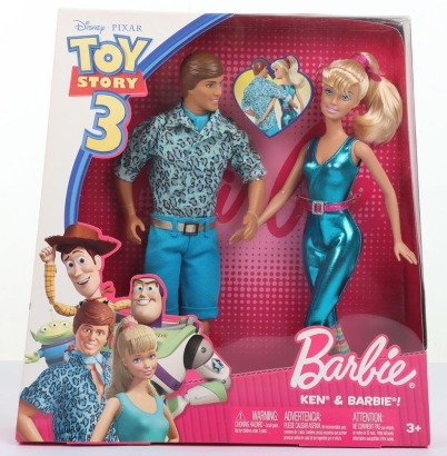 Disney Pixar Toy Story 3 Barbie and Ken Dolls NRFB new in box.