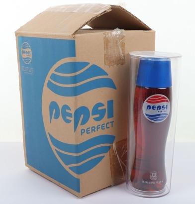 Limited edition Pepsi Perfect collectible bottle, released in 2015 as a tribute to the futuristic beverage featured in Back to the Future Part II.