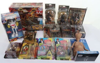 Collection of Fourteen TV Related Action Figures.