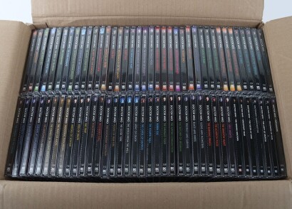 Seventy Five Doctor Who BBC Big Finish Audio CD book sets.