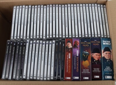 Fifty Four Doctor Who BBC Big Finish Audio CD Book sets.