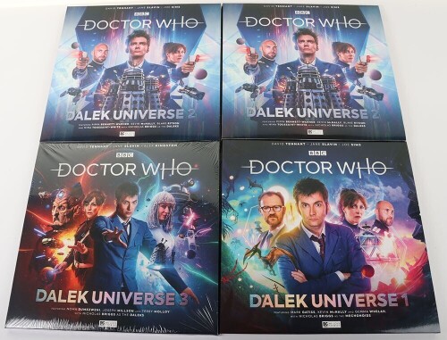 Three BBC Doctor Who Vinyl Record LP Sets by Big Finish.