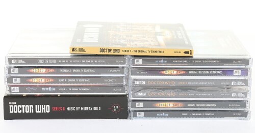 Eleven BBC Doctor Who CD Original Television Soundtracks.