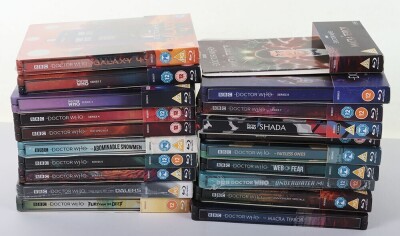 Nineteen BBC Doctor Who DVD Steelbooks Steel books. - 2