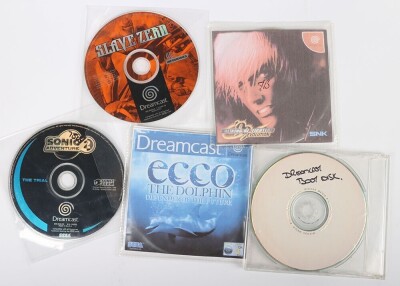 Collection of Sega Dreamcast console and games. - 4