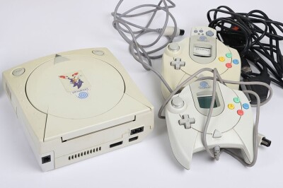 Collection of Sega Dreamcast console and games. - 6