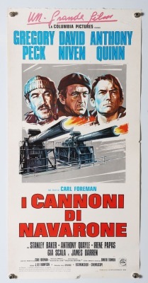 Three Guns of Navarone Original Movie Film Posters. - 2