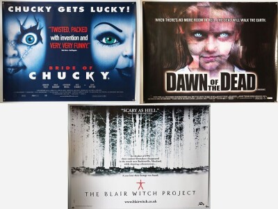 Three Movie Film Horror UK Quads.