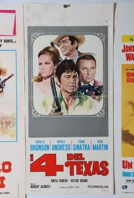 Four Original Movie Film cinema Italian Locadina Locandina Posters. - 4