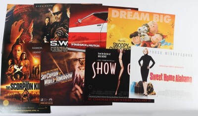 Quantity of Original Cinema Movie Film Quad Posters. - 8