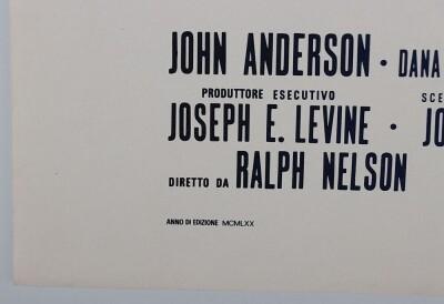 Original Soldier Blue Italian Locadina Locandina cinema Movie Film Poster. - 4