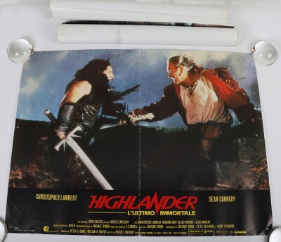 Three Original Different Highlander Fotobusta Movie Film Posters. - 2