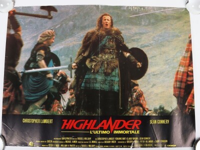 Three Original Different Highlander Fotobusta Movie Film Posters. - 4